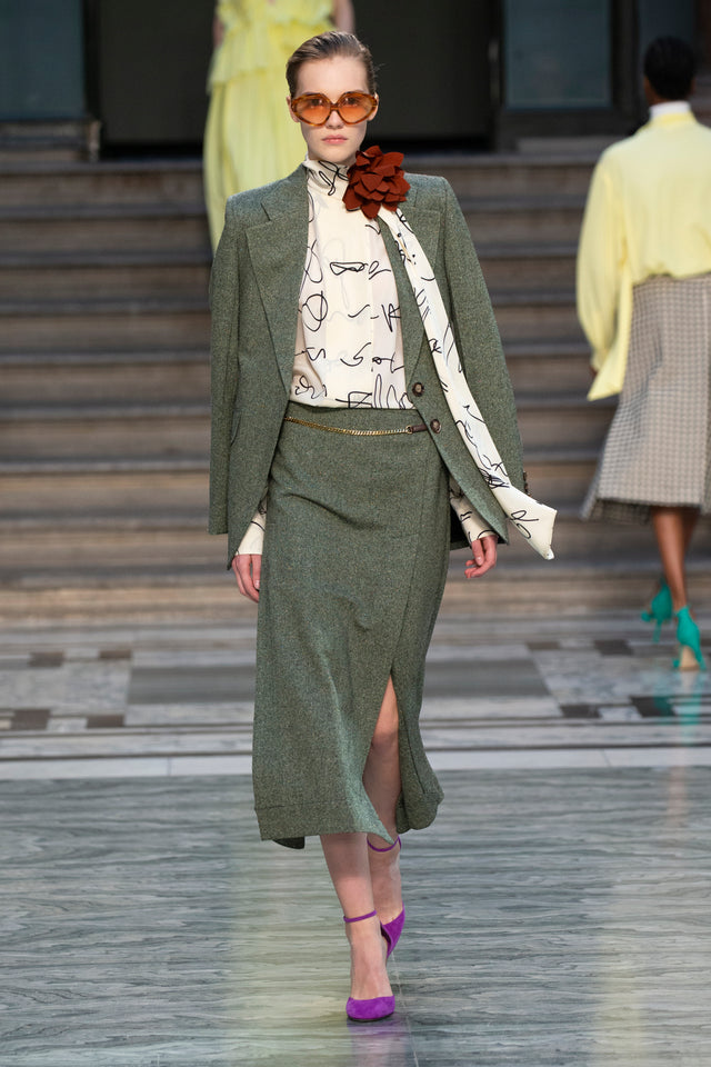 Fashion week show look